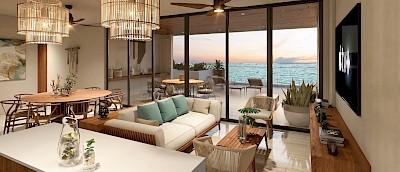 Penthouse en Dunas Chuburná