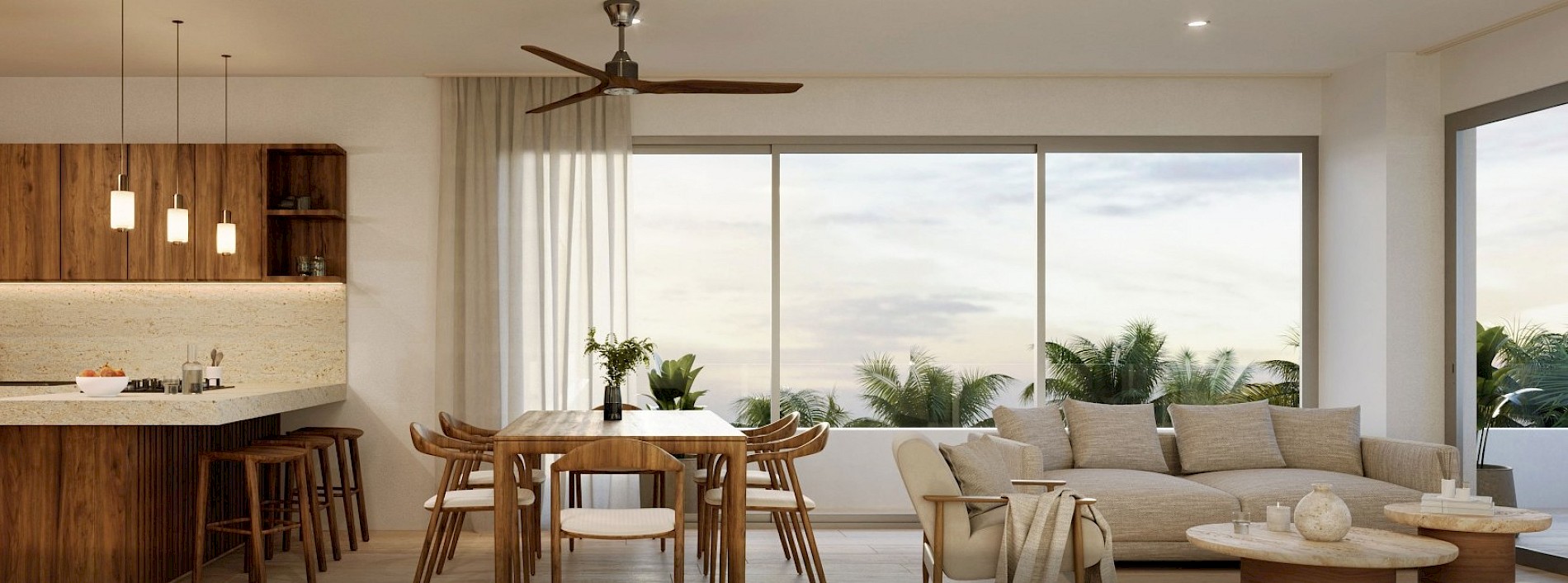 Departamento en Marbello San Benito, mod. Positano