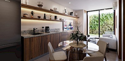 Departamento en Alma Condos - Temozón, mod. PB