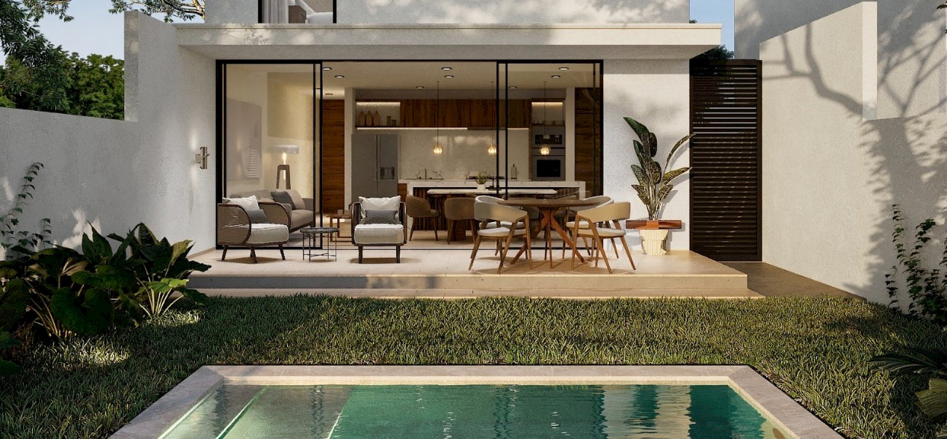 Residencia en Fulgora Dzityá, mod. Thalora