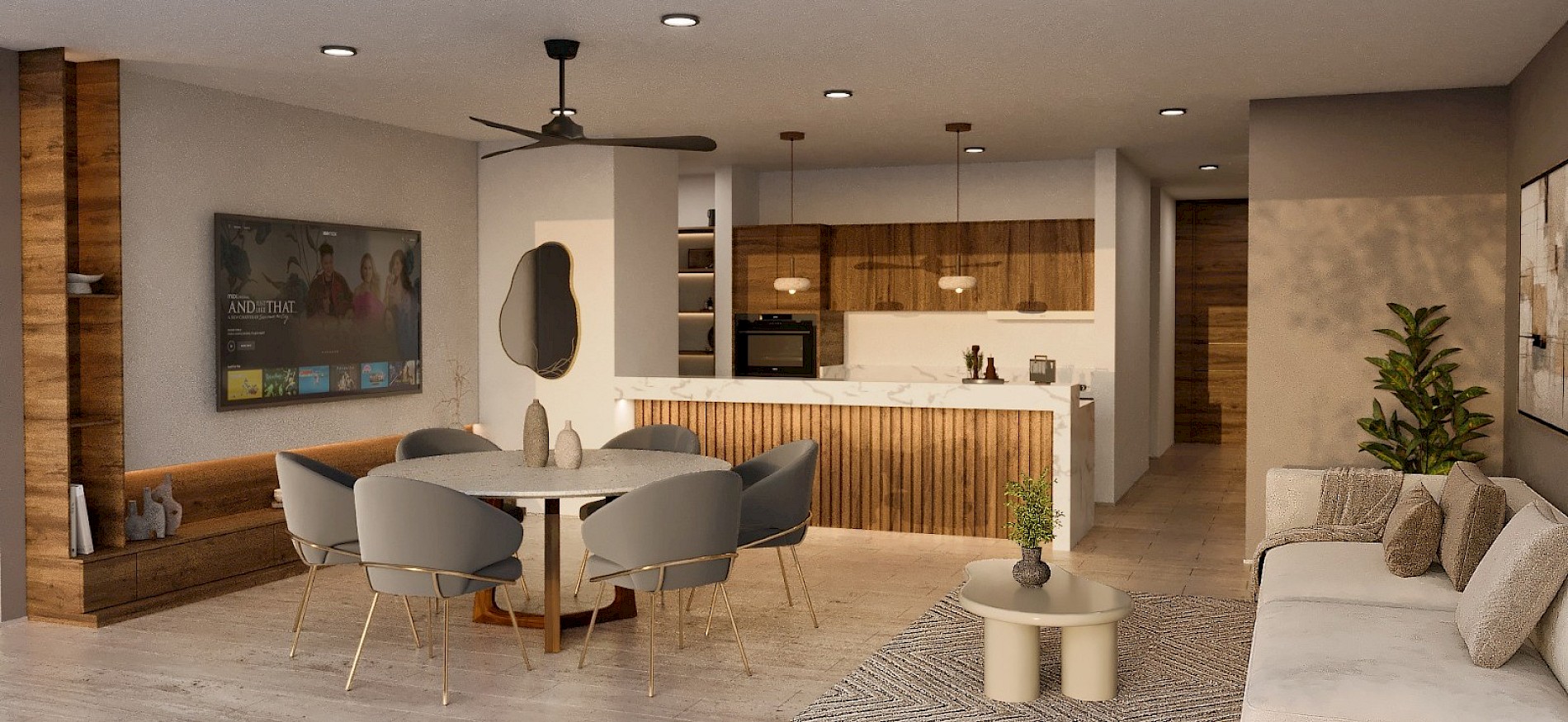 Residencia en Fulgora Dzityá, mod. Lysora