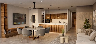 Residencia en Fulgora Dzityá, mod. Lysora