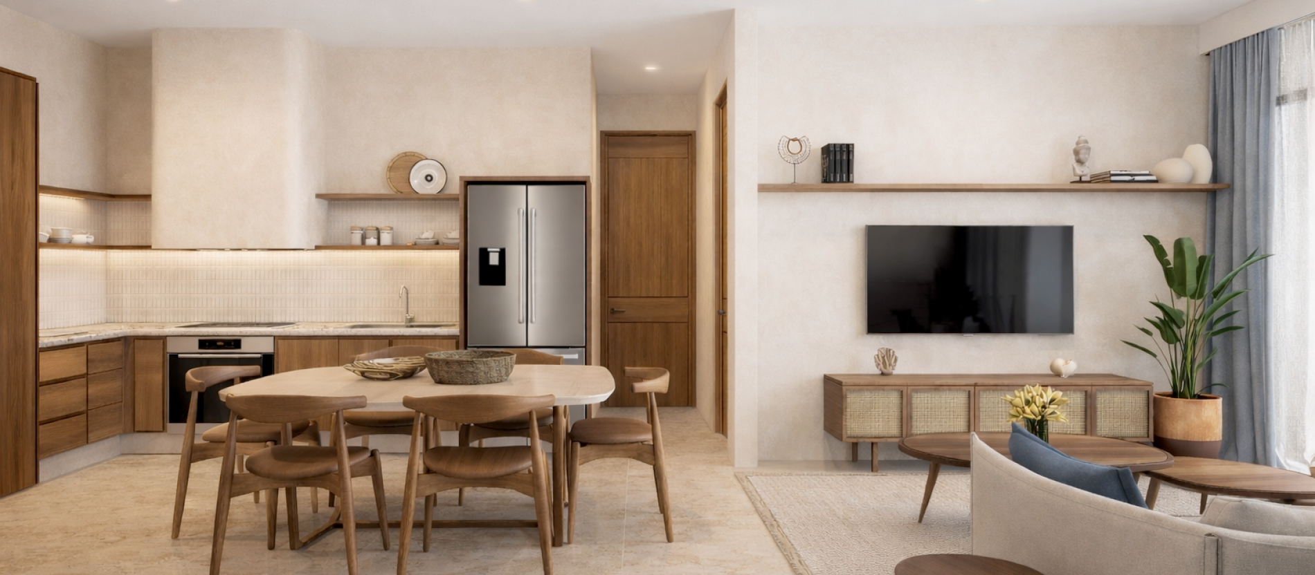 Departamento en Serena Chicxulub, mod. Tipo