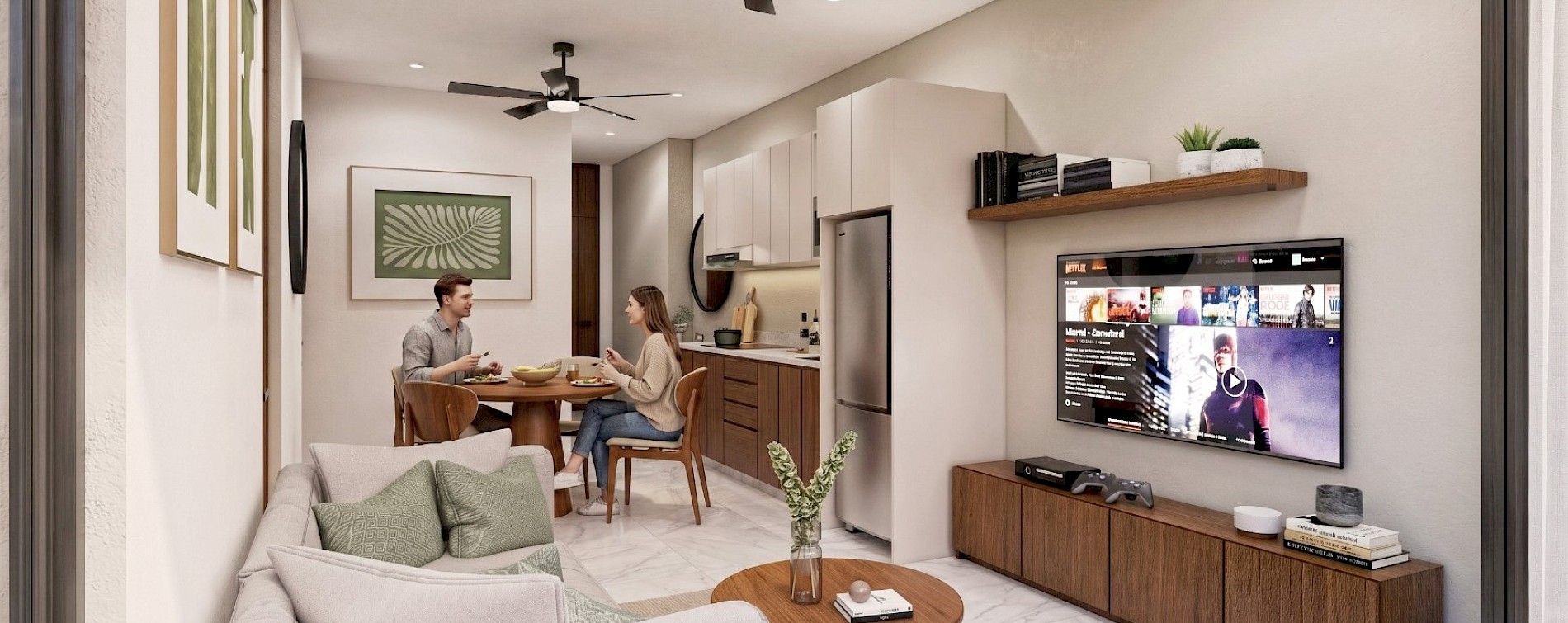 Departamento en Ubii Temozón, mod. 1 hab