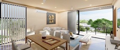 Departamentos Luxe, mod. 2 habs