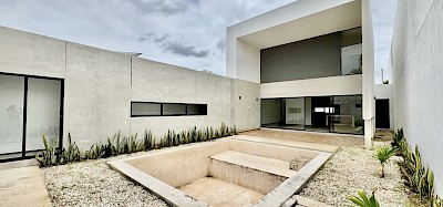 Residencia en Cholul, mod. 1 piso