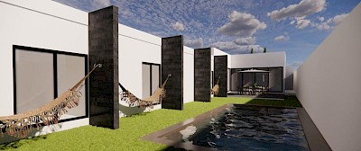 Casa en Viladiu Cholul, mod. 1 piso