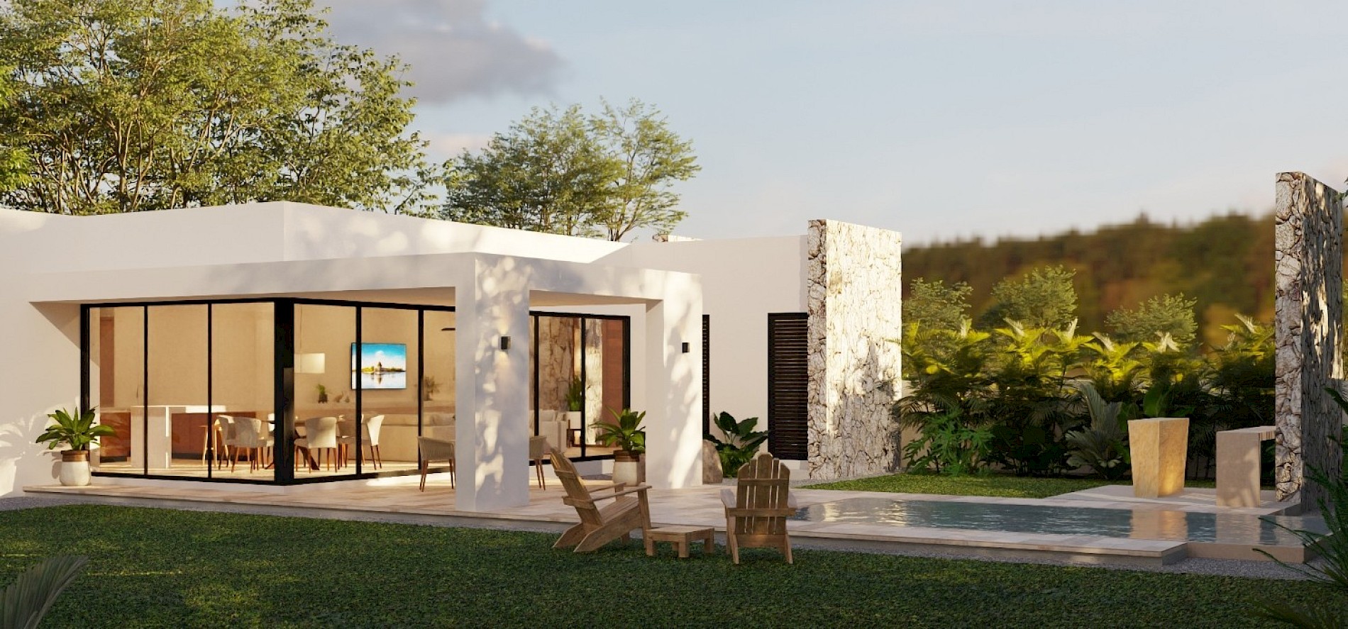 Residencia en Dzidzil-Há, mod. 1105