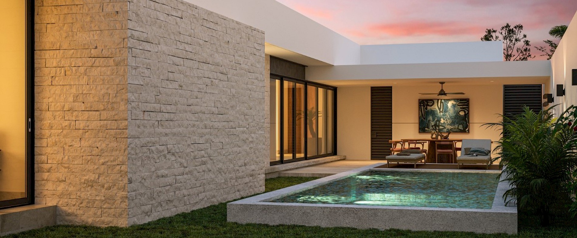 Residencia en Dzitya, mod. Colibrí
