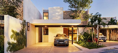 Residencia en Olisea Cholul, mod. Nodox 3 hab
