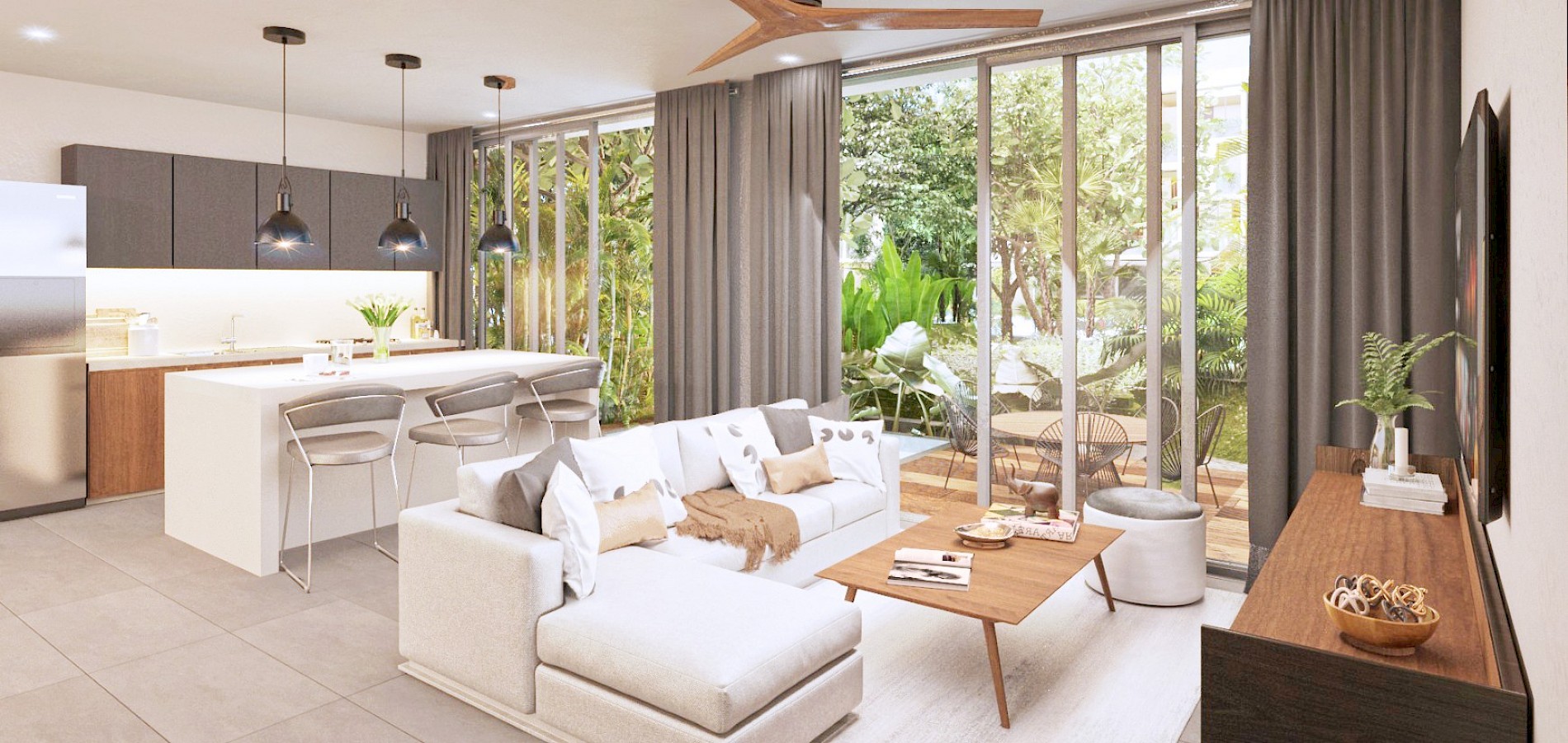 Departamento en Temozón Park, mod. Eka