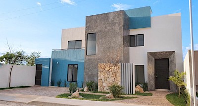 Casa en Praderas del Mayab, mod. Dupa