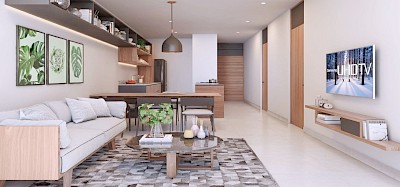 Departamento en Temozón 53, mod. B2