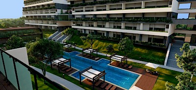Departamentos en Mayab Residences, mod. 2